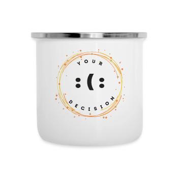 Your decision - Camper Mug - white - Front