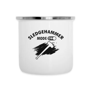 House demolition and house renovation - Camper Mug - white - Front