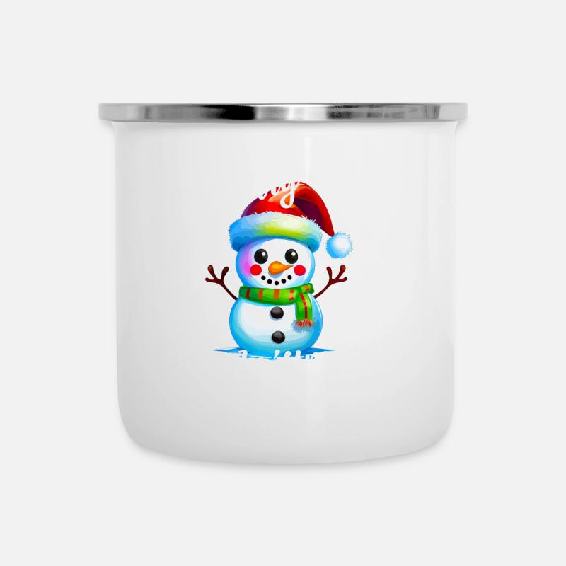 Merry Christmas - Camper Mug - white