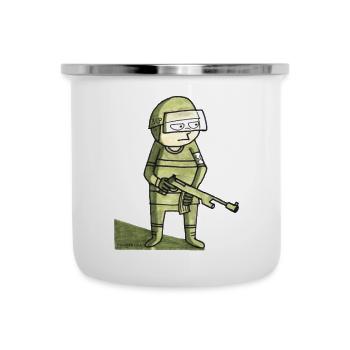 Little Soldier - Camper Mug - white - Front