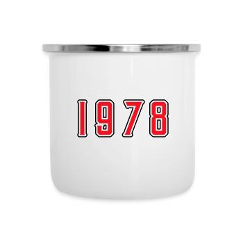 1978 anniversaire - Tasse émaillée - blanc - Devant