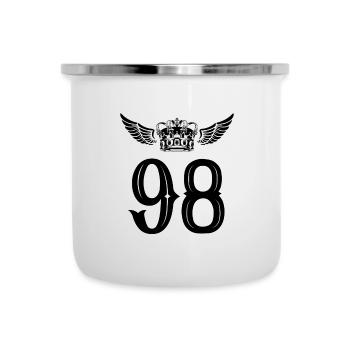 98 Number crown - Camper Mug - white - Front