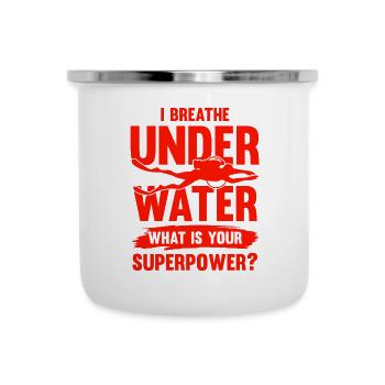 diving saying - Camper Mug - white - Front