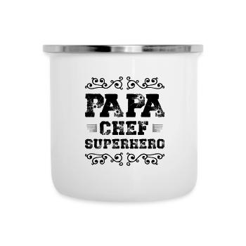 Daddy Superhero Dad - Camper Mug - white - Front