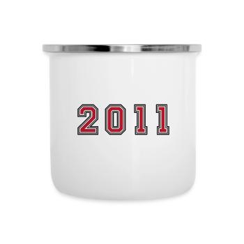 Numéro de l’année 2011 - Tasse émaillée - blanc - Devant
