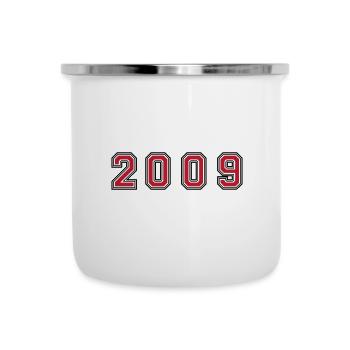 2009 year number - Camper Mug - white - Front