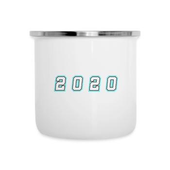 Numéro de l’année 2020 - Tasse émaillée - blanc - Devant