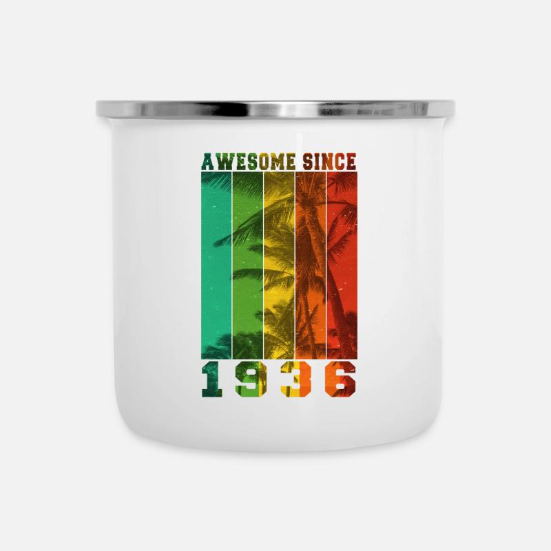 Génial depuis 1936 - Tasse émaillée - blanc