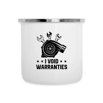 I Void Warranties Car Lover Mechanic Vehicle Techn - Camper Mug - white - Front
