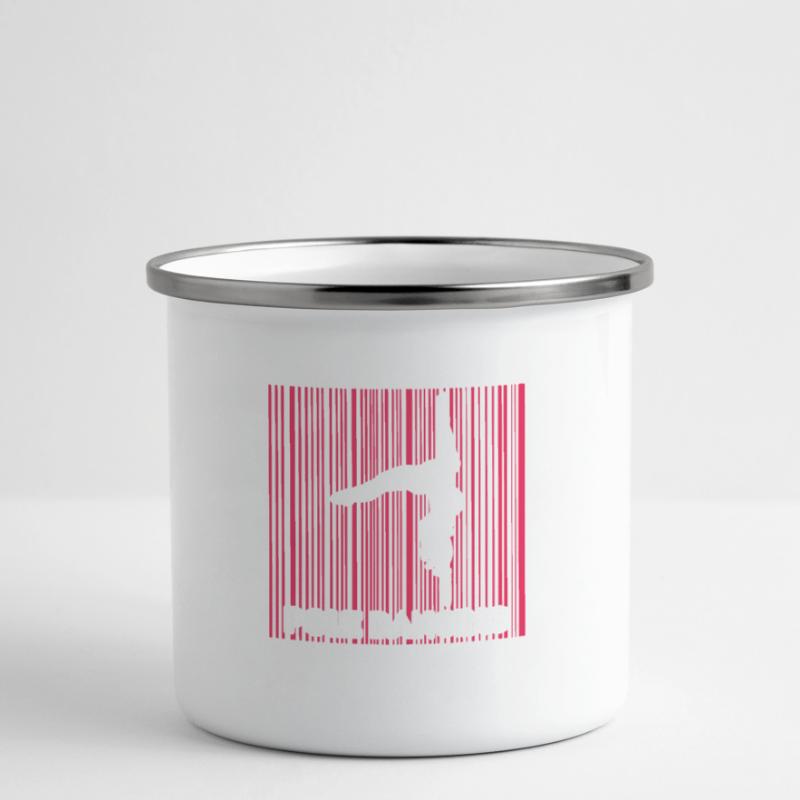 Pole dance danseuse, pole dance, pole dance Tasse émaillée