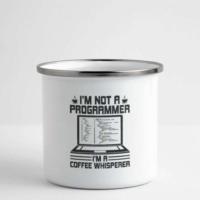 Café Codage Programmeur Codeur Développeur Nerd Coff Tasse émaillée