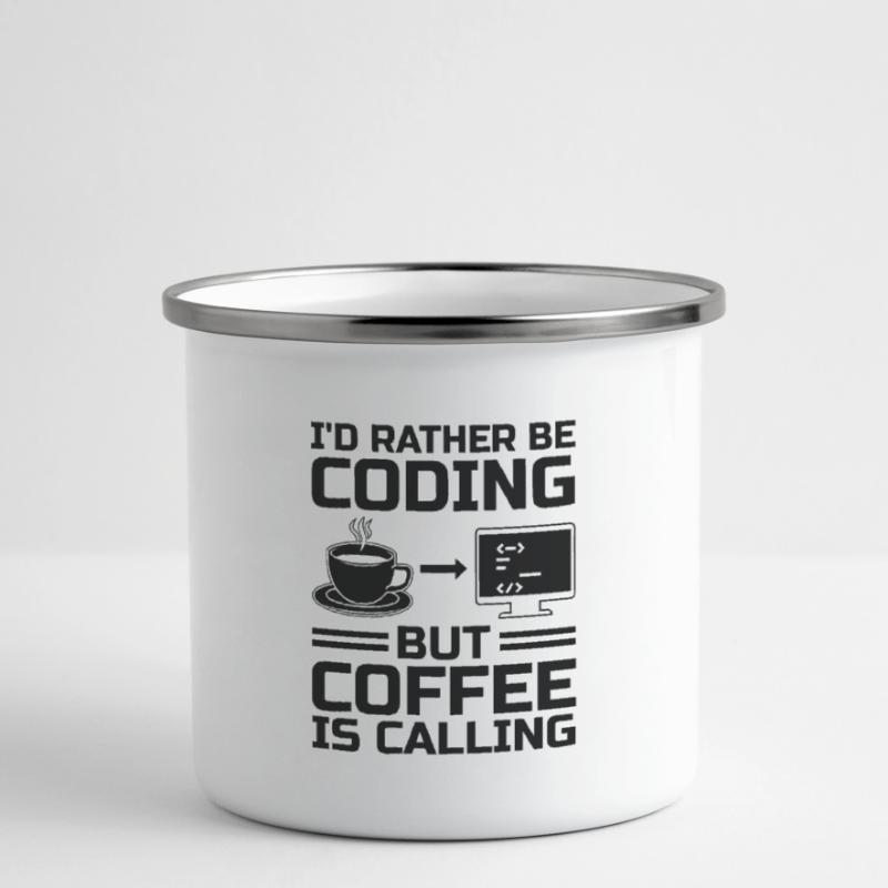 Kaffee-Codierung Programmierer Programmierer Entwickler Nerd Coff Emaille-Tasse