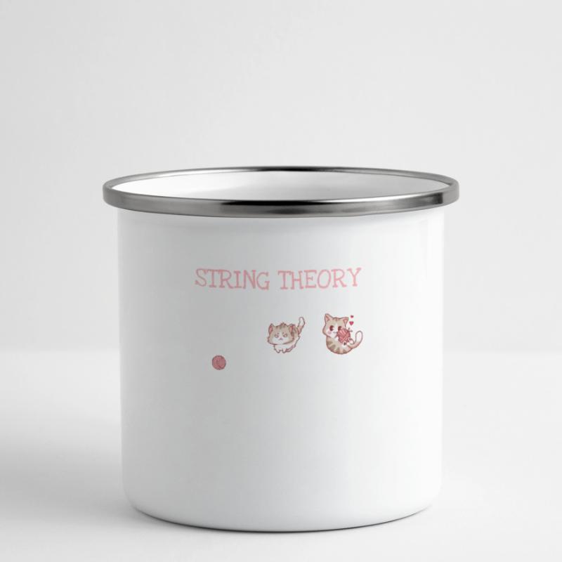String Theory Nerd Schrödinger's Cat Camper Mug