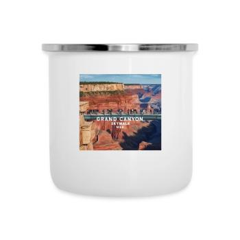 Grand Canyon SkyWalk - Emaille-Tasse - Weiß - Vorne