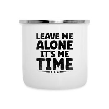 Laissez-moi tranquille C’est moi le temps de dicter pour les introvertis - Tasse émaillée - blanc - Devant