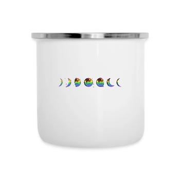 Sympa « Contre le racisme » - Tasse émaillée - blanc - Devant