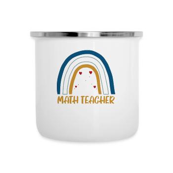 Math Teacher Design for Mathematics Professor - Camper Mug - white - Front