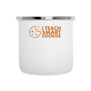 J’enseigne la conception de cookies intelligents pour le - Tasse émaillée - blanc - Devant