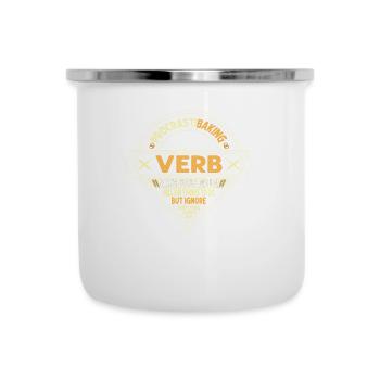 Procrastibaking verb definition for baker or - Camper Mug - white - Front