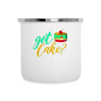 Got cake? For bakers or baking fans - Camper Mug - white - Front