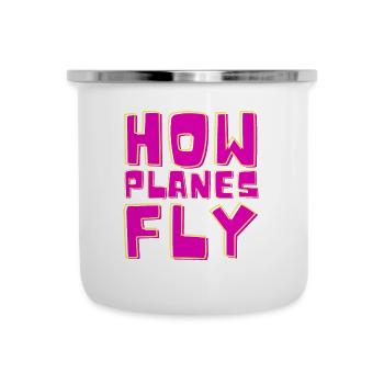 How Airplanes Fly Design for Pilots - Camper Mug - white - Front