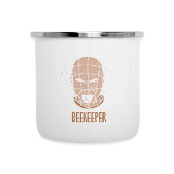 Beekeeper design for honey bee lovers - Camper Mug - white - Front