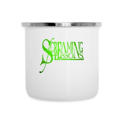 Screaming Lessons Logo - Emaille-Tasse