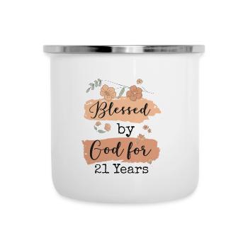 Birthday 21 Gift Quote Funny - Camper Mug - white - Front