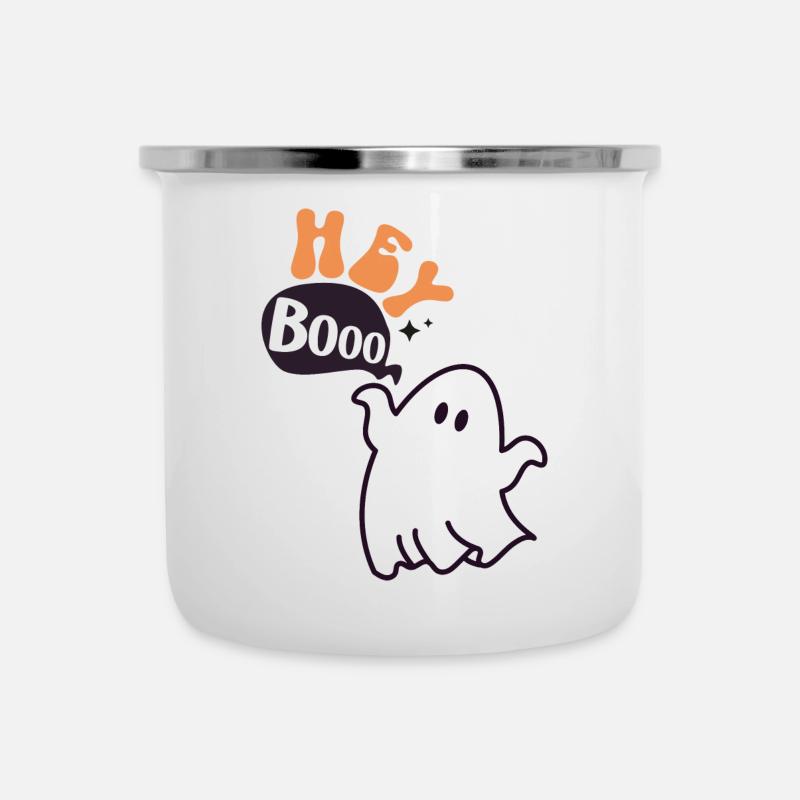 Hey booo - Camper Mug - white