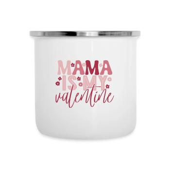 T-shirt Idée cadeau Coeur Amour de Saint-Valentin - Tasse émaillée - blanc - Devant