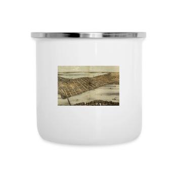 Madison 1870 - Emaille-Tasse - Weiß - Vorne