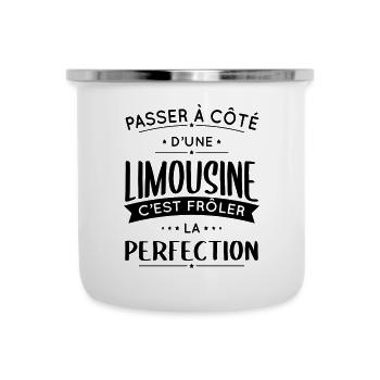 Limousine - Frôler la perfection - Limousin - Tasse émaillée - blanc - Devant