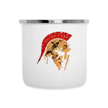Sparta Collage - Tasse émaillée - blanc - Devant