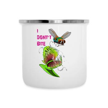 JE NE MORDS PAS - Tasse émaillée - blanc - Devant