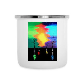 Trees under ground SVENPAINT - Camper Mug - white - Front