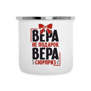 Vera saying in Russian Russia for Russians - Camper Mug - white - Front