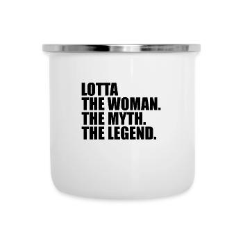 Woman Mythos Legend Name Lotta - Camper Mug - white - Front