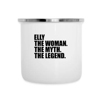 Woman Myth Legend Name Elly - Camper Mug - white - Front