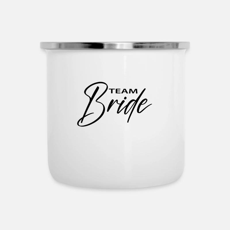Équipe Bride - Tasse émaillée - blanc