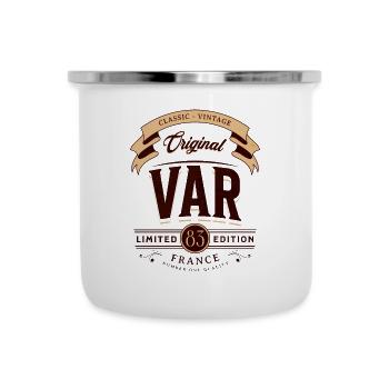 Département 83 Département Du Var France - Tasse émaillée - blanc - Devant