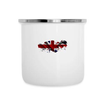 Flag England United Kingdom Flag Gift - Camper Mug - white - Front