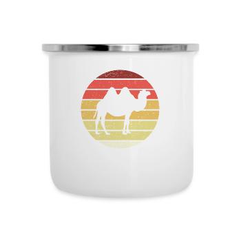 Camel Retro Style Vintage - Camper Mug - white - Front