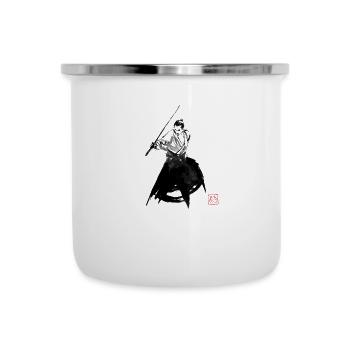 Samurai Finishing Fight - Camper Mug - white - Front