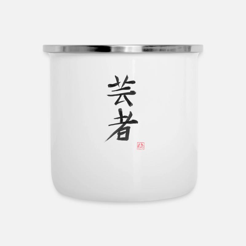 Geisha Kanji - Camper Mug - white