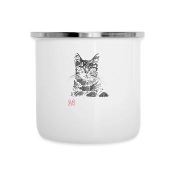clyde on the roof - Tasse émaillée - blanc - Devant