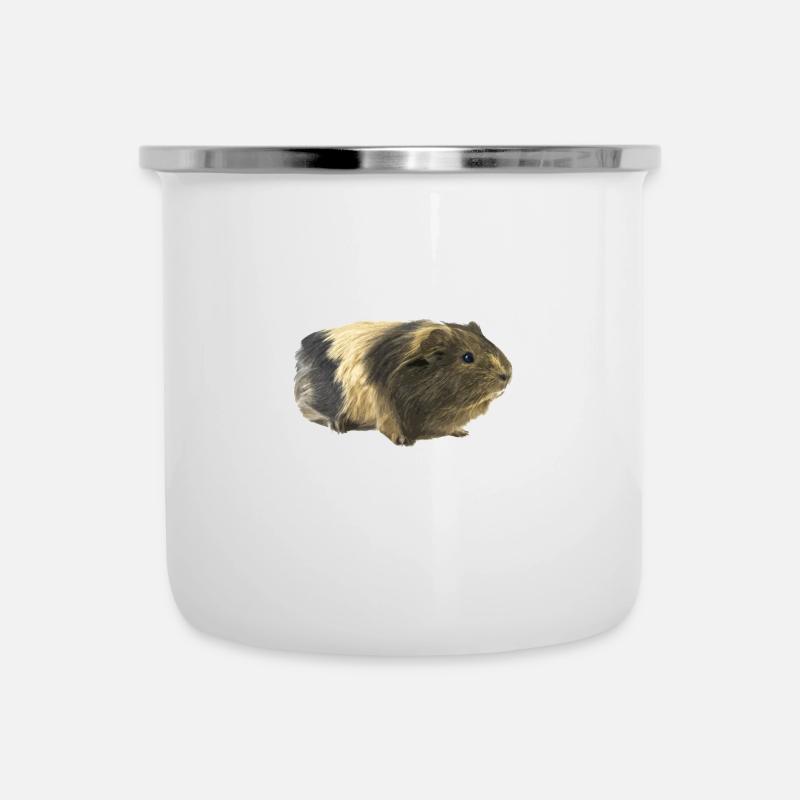 Cochon d'Inde - Tasse émaillée - blanc