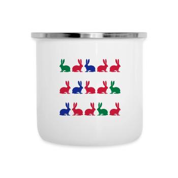 rabbit rabbit pet - Camper Mug - white - Front