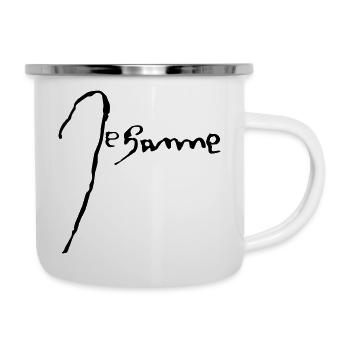 Signature Jehanne Darc - Tasse émaillée - blanc - Droite