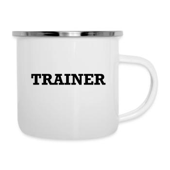Coach coach coach trainer coach trainer - Camper Mug - white - Right