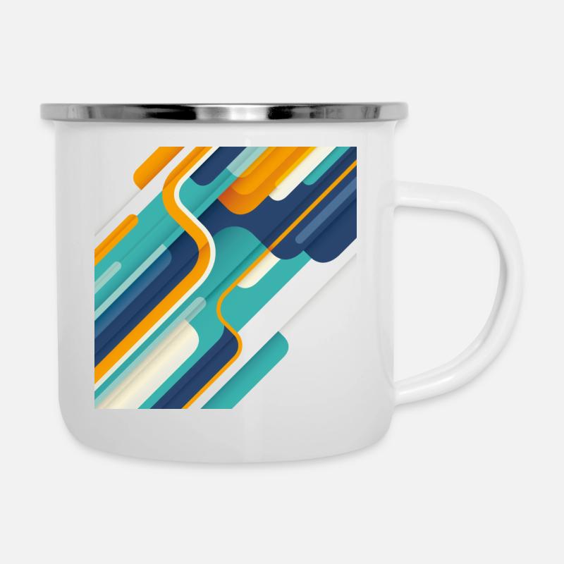 Abstract 01.001 - Camper Mug - white